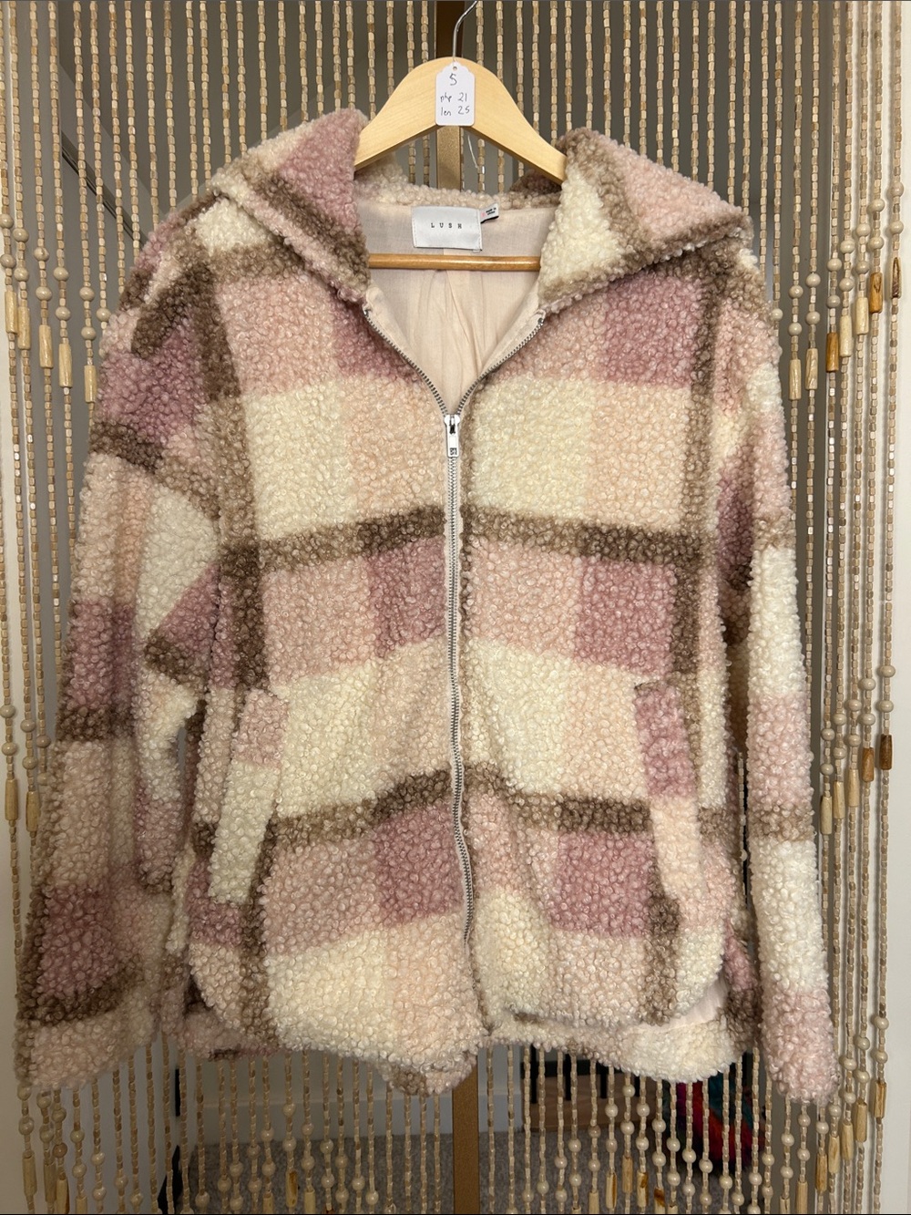 Lush Sherpa Jacket Size Small